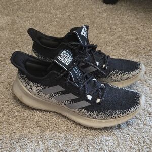 Adidas Black and Gray Sneakers